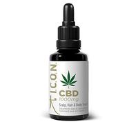 I.C.O.N Organic CBD 1000 Huile de cheveux 30 ml Unisexe