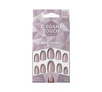 Elegant Touch Polished Colour 24 Nails With Glue Oval Mave Madness