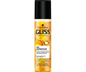 NOVA ENGEL Schwarzkopf Gliss Oil Nutritive Spray Conditioner Express Repair 200Ml