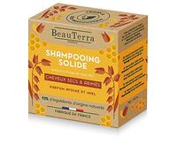 BeauTerra Shampoing Solide - Cheveux Secs et Abîmés Shampooing 75 g