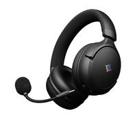 Nova Gaming Casque gaming sans fil Atlas – 3 modes de connexion, micro amovible, RGB – Noir