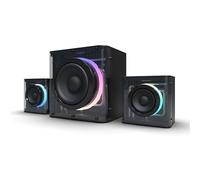 Nova Gaming Enceinte 2.1 GS305 SERPENTIS – RGB, caisson de basse, Jack 3,5 mm, USB, Micro-SD – Noir