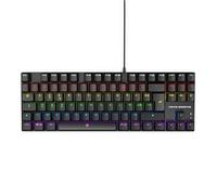 NOVA GAMING - SCULPTOR - Clavier Gaming Mécanique TKL Filaire USB - Clavier Gamer, rétroéclairage RGB, 84 touches dont 25 anti-ghosting, AZERTY Français - Compatible PC Gaming, Windows et Linux