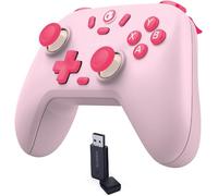 Nova Lite Wireless Controller \U2013 2.4g & Bluetooth Gamepad For Windows Pc, Iphone, Android, Switch & Steam Deck \U2013 Hall Effect Triggers, Turbo Function, Rumble Vibration (Blush Pink)