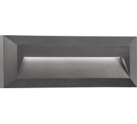 Nova Luce PULSAR LED Applique murale Gris 2W IP54 Blanc chaud 23x3x8cm 811502
