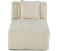 Nova - module d'assise sans accoudoirs - en velours - Beige