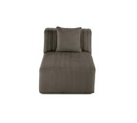 Nova - module d'assise - en velours - Gris