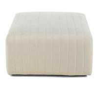 Nova - pouf modulable - en velours - Beige