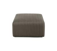 Nova - pouf modulable - en velours - Gris