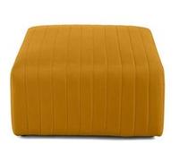 Nova - pouf modulable - en velours - Jaune