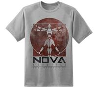 Nova Robotics Circuit Laboratories Retro Movie Jonny 5 Film Men's T-Shirt Unisex Grey Men Tees XL