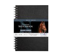 Nova Series carnet spiralé 50F 17,8x25,4cm 150g - Noir