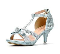Nova Utopia Sandales à plateforme basse et moyenne pour fille Taille :, Nfgh81 Bleu, 32 EU