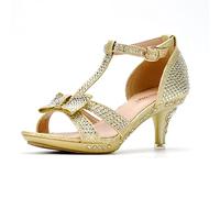 Nova Utopia Sandales à plateforme basse et moyenne pour fille Taille :, Nfgh81 Gold, 17 EU