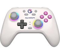 Nova Wireless Switch Pro Controller Pour Switch/Lite/Oled, Manettes De Jeu À Effet Hall, Led Rgb, Rechargeable 1200mah, Turbo, Programmable, Contrôle De Mouvement, Fonction De Réveil (Blanc)