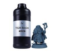 NOVA3D Résine photopolymère TGM 16K, résistance aux chocs et détails ultra-précis, idéal pour les modèles de jeu de société, durcissement rapide, avec une odeur minimale, 1 kg, gris marine
