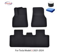 Novaacc Pour Tesla Tapis De Sol Modèle Y 2017-2024 Modèle 3 2021 À 2024 Highland Tous Temps Tapis De Coffre Revêtement De Sol Accessoires De Voiture - Type Model 3 2021-2024-Left Rudder