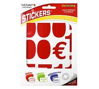 Novadhesif - Pochette chiffres adhesifs souples (0 a 9) - 50 Mm - Rouge