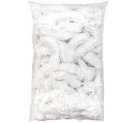 NOVAGO - 100 Charlottes Jetables Bonnet douche Protection Cheveux plastique pour divers usages esthétique Médical, Restauration