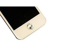 NOVAGO -2 Boutons Home Autocollant pour décorer iPhone 4/4S, iPhone 5/5C/5S/SE, iPad, iPad 2/3/4, iPad Mini-Strass Blanc