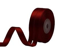 2 rouleaux de ruban satin Bordeaux [ Largeur 1 cm ]
