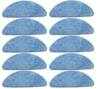NOVAGO compatible avec aspirateur robot Proscenic 830T 820T 820S 800T 820P - Pack 10 chiffons serpillères en laine et microfibres lavables et résistantes longue durée