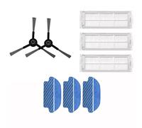 NOVAGO compatible avec aspirateur robot Proscenic M6 Pro - (3 filtres+ 2 brosses latérales et 3 serpillères) (lot de 8 pièces)