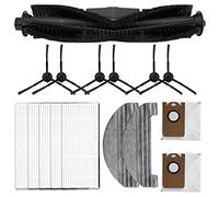 NOVAGO compatible avec aspirateur robot Proscenic M8 Pro et M8 - (1 Brosse Principal+2 sacs poussieres+5 filtres+ 6 brosse latérale et 2 serpillère) (lot de 16 pièces)