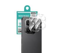 NOVAGO Compatible avec Honor 400 Smart 4G et 5G - Lot de 2 Films Protection Caméra en Verre Trempé 9H - Lentille Objectif Arrière Anti Rayures et Haute Définition