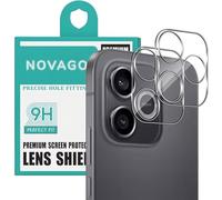 NOVAGO Compatible avec Honor 600 Lite - Lot de 2 Films Protection Objectif Caméra en Verre Trempé 9H - Lentille Anti Rayures HD Transparent - Qualité Photo Préservée