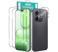 NOVAGO Compatible avec Honor 600 Lite - Pack Complet - 2 Films Protection Écran et 2 Protections Caméra Verre Trempé 9H Anti Rayures