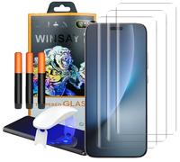 NOVAGO Compatible avec Honor Magic 8 Pro - Verre Trempé 3D Incurvé - Technologie Colle Liquide UV avec Lampe Fournie - Protection Écran Intégrale 9H Anti Rayure