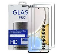 NOVAGO compatible avec Honor Magic4 Lite 5G -Pack de 2 films protection vitre verre trempé résistant anti choc et anti explosion d'écran