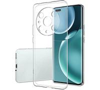 NOVAGO Compatible avec Honor Magic4 Pro 5G - Coque arrière Transparent en TPU Gel Souple Solide Anti Choc