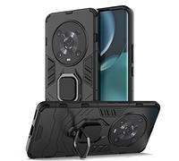 NOVAGO Compatible avec Honor Magic4 Pro 5G - Coque Résistante Anti Choc avec Anneau Bague Anti Chute/béquille