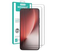 NOVAGO Compatible avec Honor Magic8 Lite 5G- Lot de 2 Films de Protection Écran en Verre Trempé 2.5D Plat - Design Adapté aux Coques
