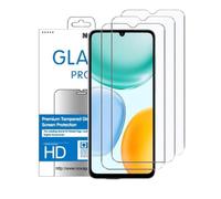 NOVAGO Compatible avec HONOR X5c et HONOR X5c Plus - Pack de 3 Films de Protection d'Écran en Verre Trempé Solide 9H Transparent Compatible avec Coque