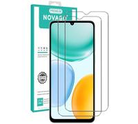 NOVAGO Compatible avec Honor X5C Plus 4G - Pack de 2 Films Protection écran en Verre trempé Solide 9H (Transparent), ne Couvre Pas la totalité de l'écran