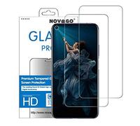 NOVAGO Compatible avec Huawei Honor 20 / Honor 20 Pro/NOVA 5T - Pack de 2 films verre trempé protection écran résistant