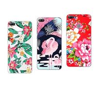 NOVAGO Compatible avec Huawei Honor 9 Lite- Pack de 3 Coques Souples résistantes Anti Choc avec Impression de qualité Durable (Multicolore 5)