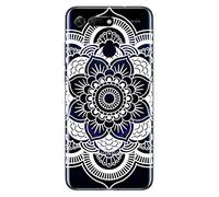 NOVAGO Compatible avec Huawei Honor View 20- Coque Gel TPU Souple Transparente résistante et Solide Anti Choc (1 Coque, Rosace)