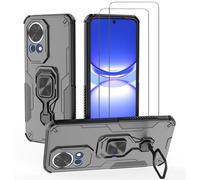 NOVAGO Compatible avec Huawei Nova 13 - Pack Complet- Coque Anti Choc avec Anneau béquille Anti Chute + 2 Films de Protection écran en Verre trempé résistant