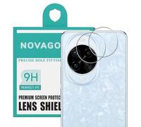 NOVAGO Compatible avec Huawei Nova 14 Pro - Lot de 2 Films Protection Objectif Caméra Verre Trempé 9H - Lentille Anti Rayures HD Transparent