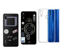 NOVAGO Compatible avec Huawei P Smart 2019, Honor 10 Lite -Pack de 3 Coques Souples Solides avec Impression de qualité (3 Coques, Multicolore 1)