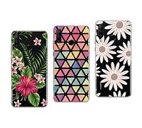 NOVAGO Compatible avec Huawei P30 Lite -Pack de 3 Coques Souples Solide Anti Choc avec Impression (3 Coques, Multicolore 1)