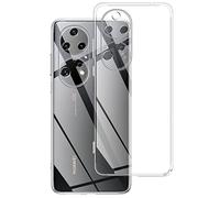 NOVAGO Compatible avec Huawei P50 Pro - Coque arrière Transparent en TPU Gel Souple Solide Anti Choc