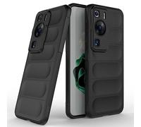NOVAGO Compatible avec Huawei P60 Pro - Coque AirBag Résistante Anti Choc et Anti Casse -Noire