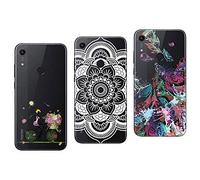 NOVAGO Compatible avec Huawei Y6 2019 /Honor 8A Pack de 3 Coques Souple Solide Anti Choc avec Impression(Multicolore 2)