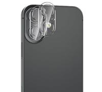 NOVAGO Compatible avec iPhone 16 / iPhone 16 Plus/iPhone 17 - Lot de 2 Films vitre Protection Verre trempé résistant pour la partie caméra/Lentille