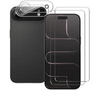 NOVAGO Compatible avec iPhone Air/iPhone 17 Air - Pack de 4 Films vitre verre trempé donc 2 pour écran et 2 pour l'objectif caméra arrière